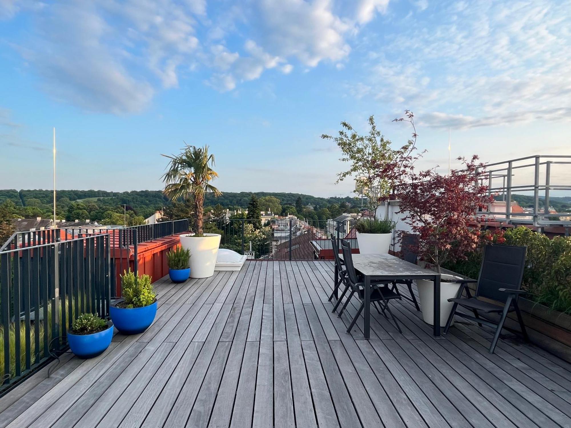 Grosszuegiges Dachterrassen-Appartment Mit Klimaanlage Und Wunderbarem Ausblick Vienna Esterno foto